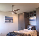 The Modern Fan Company Torsion Fan with 20W LED  Light - Gloss White 27