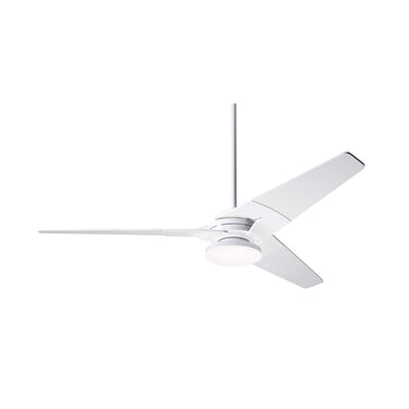 The Modern Fan Company Torsion Fan with 20W LED  Light - Gloss White 4