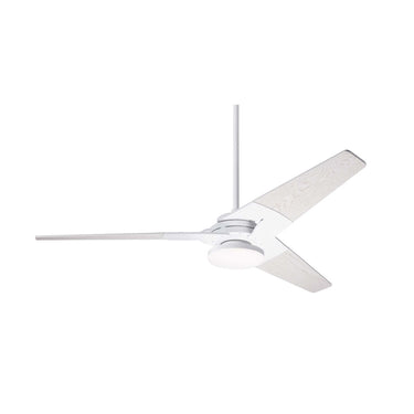 The Modern Fan Company Torsion Fan with 20W LED  Light - Gloss White 5