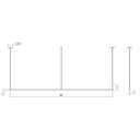 Thin-Line 3' One-Sided LED Pendant 9