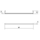 Thin-Line 3' Two-Sided LED Wall Bar 6