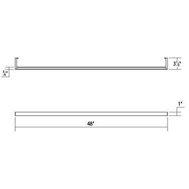 Thin-Line 4' Two-Sided LED Wall Bar 6