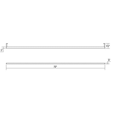 Thin-Line 6' LED Indirect Wall Bar 7