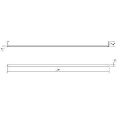 Thin-Line 6' Two-Sided LED Wall Bar 7