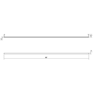 Thin-Line 8' One-Sided LED Wall Bar 5