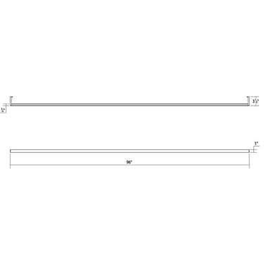 Thin-Line 8' Two-Sided LED Wall Bar 7