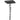 Thorpe 1 Light Mini Pendant in Mottled Black 3