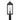 Thorpe 1 Light Outdoor Post in Mottled Black 8