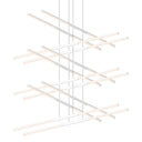 Tik-Tak Stack 6-Tier LED Pendant 2
