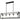Tippet 5 Light Island Light in Matte Black 5
