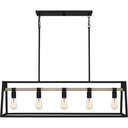 Tippet 5 Light Island Light in Matte Black 7