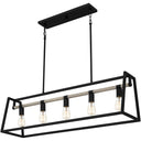 Tippet 5 Light Island Light in Matte Black 1