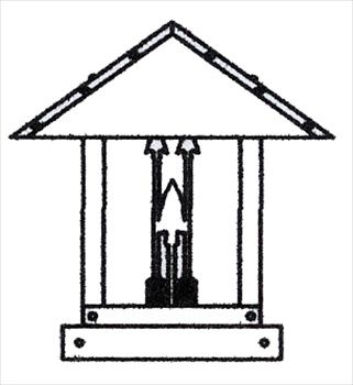 TRC-12AR Arroyo Craftsman Timber Ridge Arrow Med. Outdoor Column - Crescent Harbor