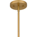 Trette 1 Light Pendant in Brushed Weathered Brass 3