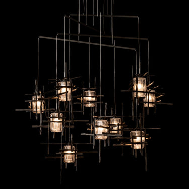 Tura 10-Light Seeded Glass Mobile Pendant 2