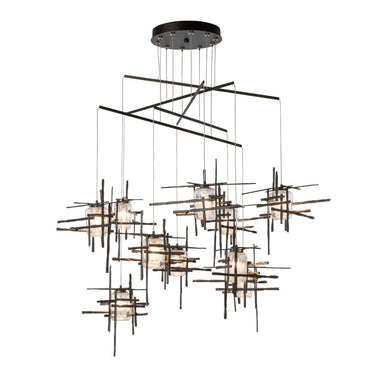 Tura 10-Light Seeded Glass Mobile Pendant 