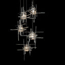 Tura 5-Light Seeded Glass Pendant 1