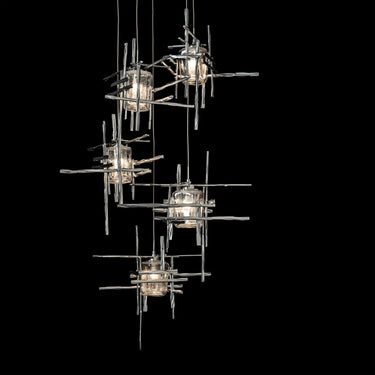 Tura 5-Light Seeded Glass Pendant 1