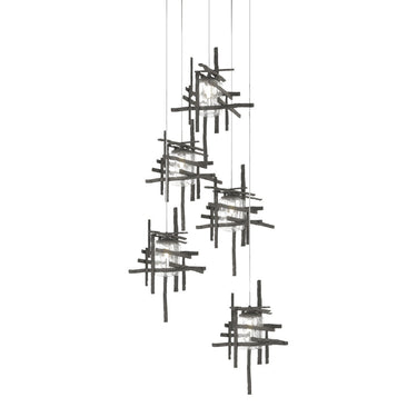 Tura 5-Light Seeded Glass Pendant 18