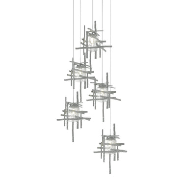 Tura 5-Light Seeded Glass Pendant 19