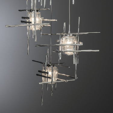 Tura 5-Light Seeded Glass Pendant 9