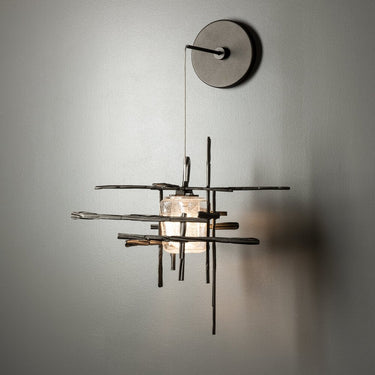 Tura Seeded Glass Low Voltage Sconce 2