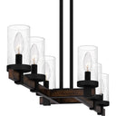 Tuthill 6 Light Island Light in Matte Black 2