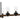 Tuthill 6 Light Island Light in Matte Black 3