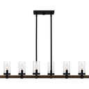 Tuthill 6 Light Island Light in Matte Black 5