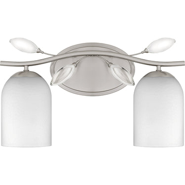 Ulysses 2 Light Bath Light in Brushed Nickel 5