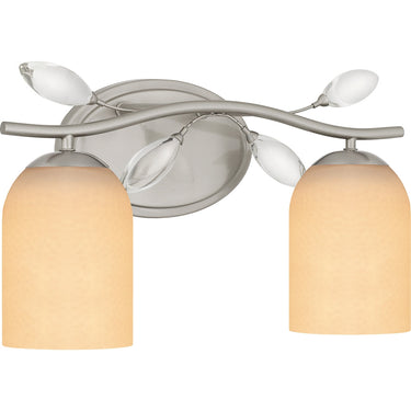 Ulysses 2 Light Bath Light in Brushed Nickel 6