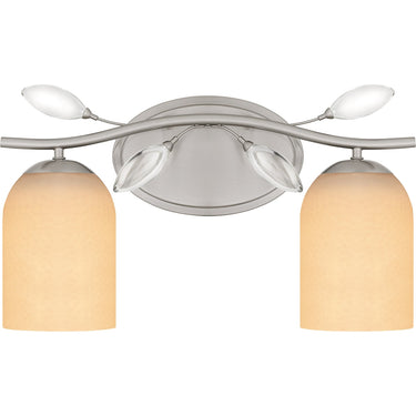 Ulysses 2 Light Bath Light in Brushed Nickel 1