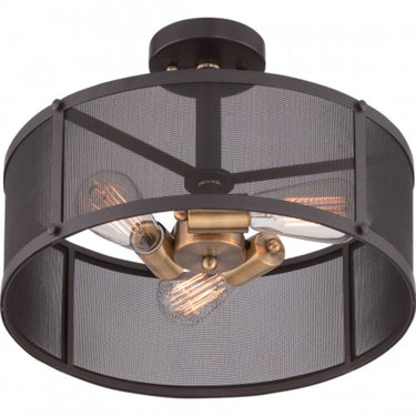Union Station Semi-Flush Mount-UST1716WT 3