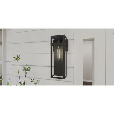Vanessa VSA8406MBK 1 Light Outdoor Wall Sconce in Matte Black 4
