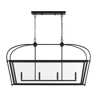 Visual Comfort Studio 6691004 Four Light Linear Lantern - Crescent Harbor