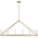 Visual Comfort Studio CC14612BBS Linear Chandelier - Crescent Harbor