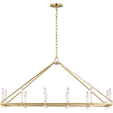Visual Comfort Studio CC14612BBS Linear Chandelier - Crescent Harbor