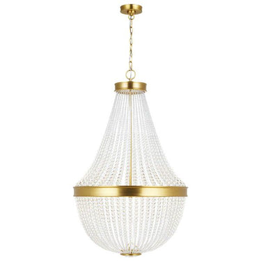 Visual Comfort Studio CC14812BBS Medium Chandelier in Burnished Brass - Crescent Harbor