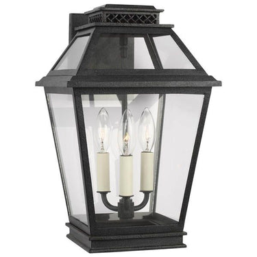Visual Comfort Studio CO1023DWZ Medium Outdoor Wall Lantern in Dark Weathered Zinc - Crescent Harbor