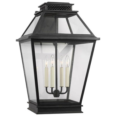Visual Comfort Studio CO1044DWZ Extra Large Outdoor Wall Lantern in Dark Weathered Zinc - Crescent Harbor