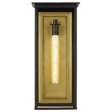 Visual Comfort Studio CO1131HTCP Extra Large Outdoor Wall Lantern in Heritage Copper - Crescent Harbor