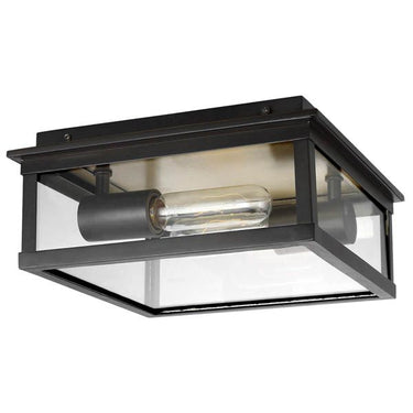Visual Comfort Studio CO1172HTCP Medium Outdoor Flush Mount in Heritage Copper - Crescent Harbor