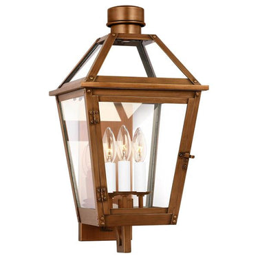 Visual Comfort Studio CO1383NCP Medium Wall Lantern in Natural Copper - Crescent Harbor