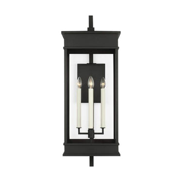 Visual Comfort Studio CO1434TXB Extra Large Bracket Wall Lantern in Textured Black - Crescent Harbor