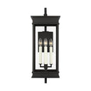 Visual Comfort Studio CO1444TXB Large Bracket Wall Lantern in Textured Black - Crescent Harbor