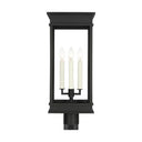 Visual Comfort Studio CO1524TXB Large Post Lantern in Textured Black - Crescent Harbor