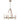 Visual Comfort Studio LC1006TWB Medium Chandelier in Time Worn Brass / Saddle Leather - Crescent Harbor