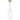 Visual Comfort Studio LP1101TWBWLW Tall Pendant in Time Worn Brass / White Linen w/White Inlay - Crescent Harbor