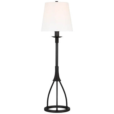 Visual Comfort Studio LT1171AI1 Buffet Lamp in Aged Iron - Crescent Harbor