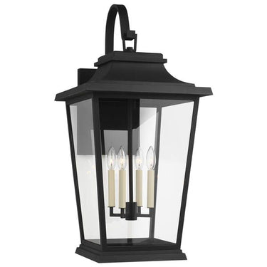 Visual Comfort Studio OL15404TXB Extra Large Lantern in Textured Black - Crescent Harbor